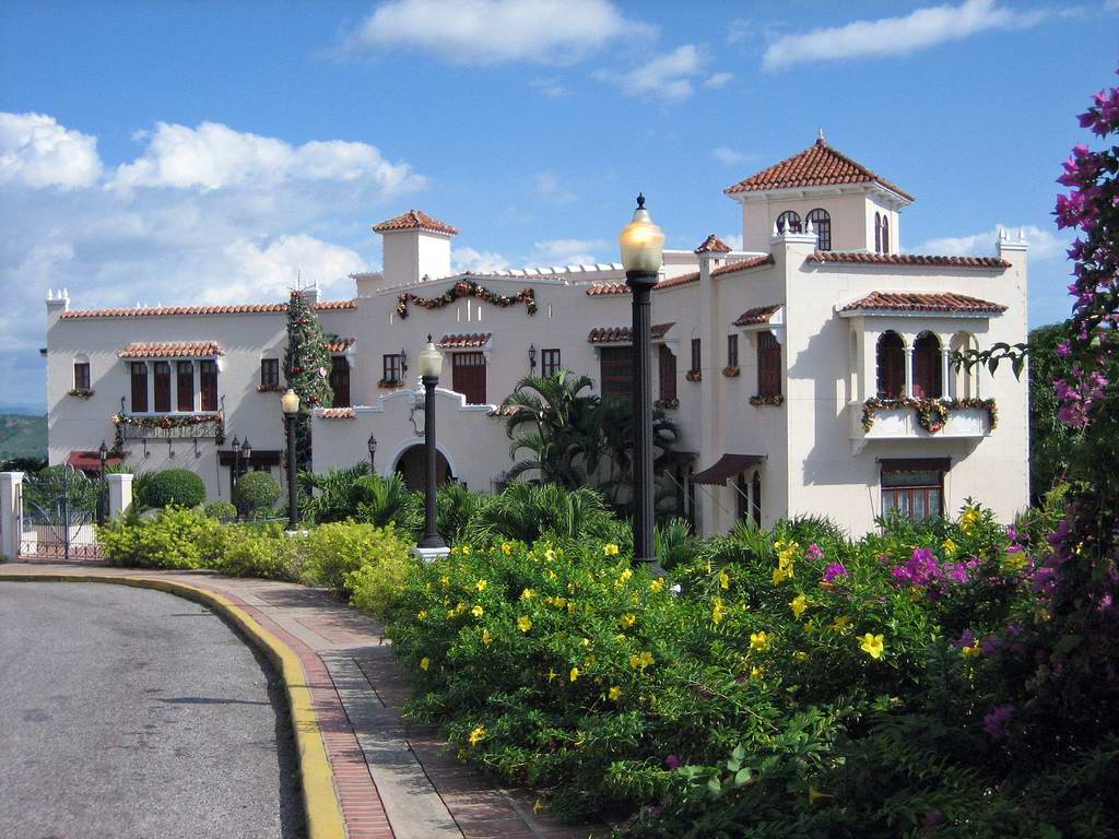 Serralles Castle, Christmas, Ponce, Puerto Rico