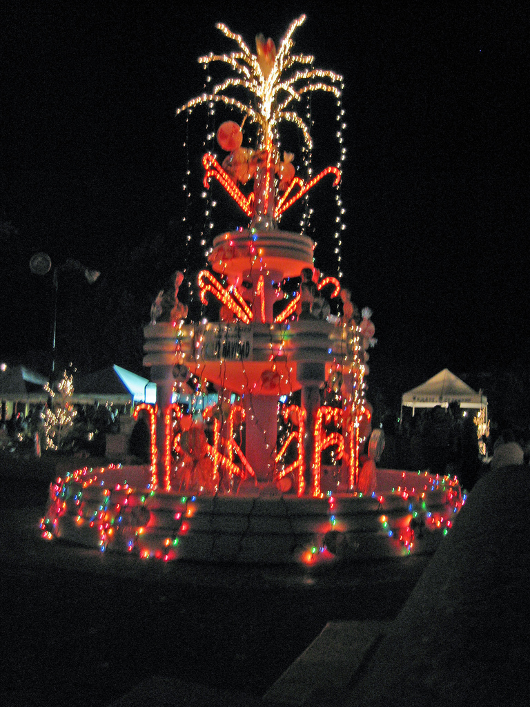 Christmas Fountain, Adjuntas, Puerto Rico photo d'Oquendo
