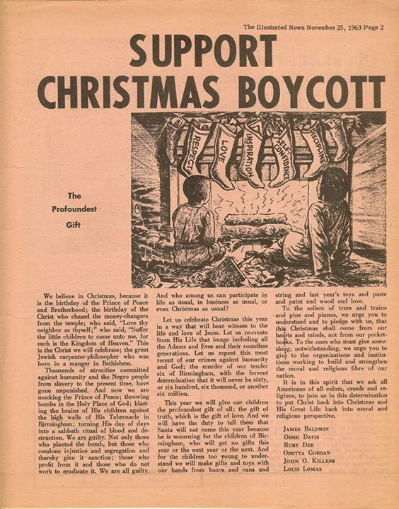 support christmas boycott